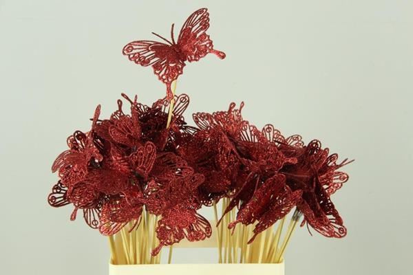 Stick butterfly open gl. red - Stick butterfly open gl. red 1 Stick butterfly open gl. red - Stick butterfly open gl. red
