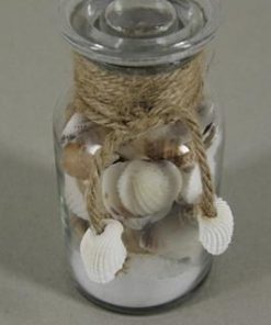 Shell Mix-glass Bottle Small - Decoratiemateriaal (h%)