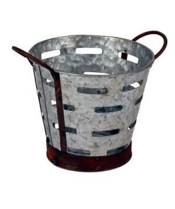 Pot olympia zink es10,5xh10cm + pvc inlay