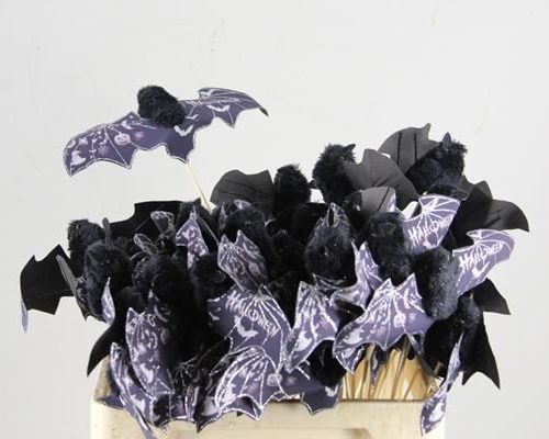 Stick Bat 23x9x5cm Black - Decoratiemateriaal (h%)