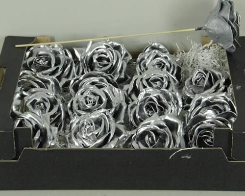 Wax Rose Silver - Decoratiemateriaal (h%)