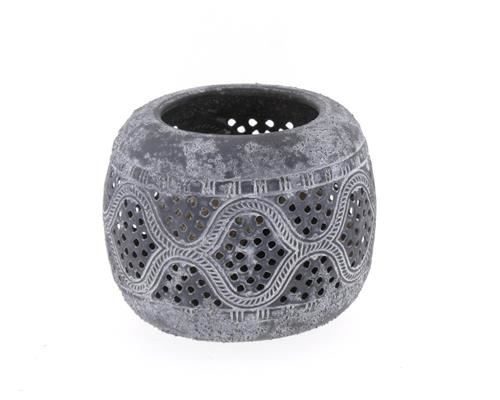 Lantern Mtl Ø9xh7 Ant.grey - Decoratiemateriaal (h%)