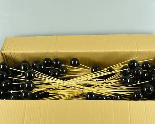 Stick Ball C. Ø6 Black Pearl - Decoratiemateriaal (h%)