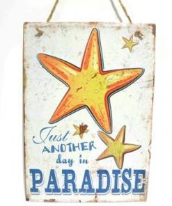 Wall Hanger Mtl Paradise - Decoratiemateriaal (h%)
