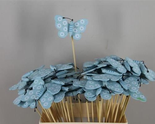 Stick butterfly wooden blue - Stick butterfly wooden blue
