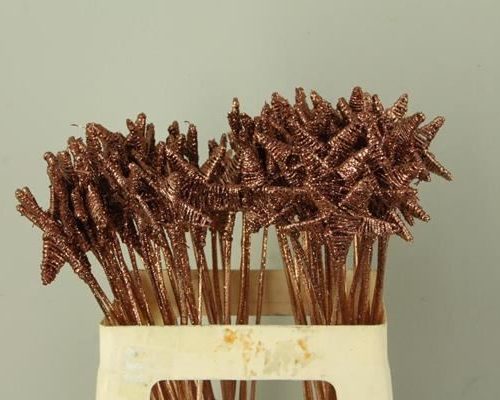 Stick Lata Star Copper+glitter - Decoratiemateriaal (h%)