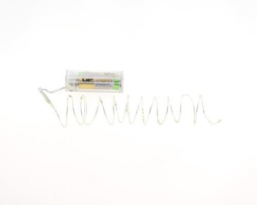 Led Wire Silver (10l)1m Aa B/o - Decoratiemateriaal (h%)