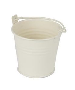 Emmer sevilla zink ø6,3xh5,7cm - es5,5 creme glans