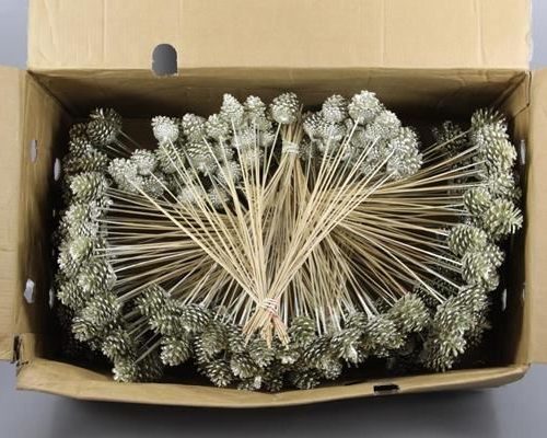 Stick Pine Cone Pink - Dennenappel h%