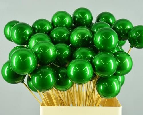 Stick Ball C. Ø6 Green Pearl - Decoratiemateriaal (h%)