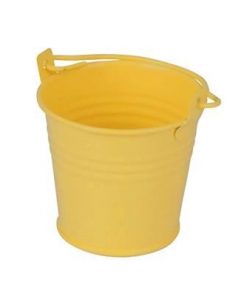 Emmer sevilla zink ø6,3xh5,7cm - es5,5 geel mat