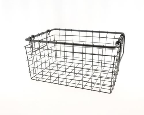 Basket Wire 35x25x17cm Black - Decoratiemateriaal (h%)