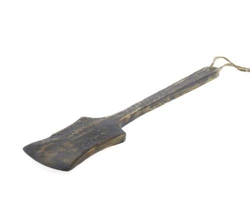Spoon Wood Rect. 40cm Greywash - Decoratiemateriaal (h%)