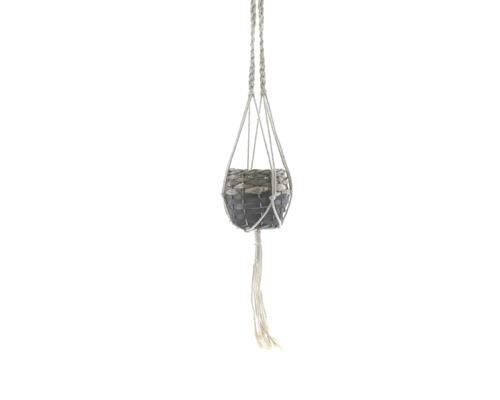 Basket Willow+hanger Ø10x10cm - Decoratiemateriaal (h%)
