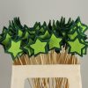 Stick star felt 7cm grn/grn - Stick star felt 7cm grn/grn 2 Stick star felt 7cm grn/grn - Stick star felt 7cm grn/grn 1