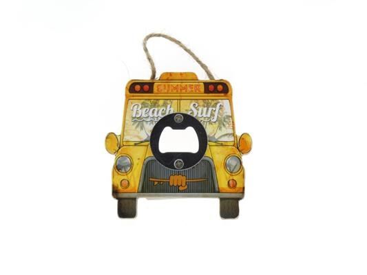 Bottle Opener Van B.surf 10cm - Decoratiemateriaal (h%) 1 Bottle Opener Van B.surf 10cm - Decoratiemateriaal (h%)