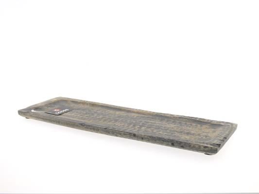 Tray Wood 46x14cm Grey - Decoratiemateriaal (h%) 1 Tray Wood 46x14cm Grey - Decoratiemateriaal (h%)
