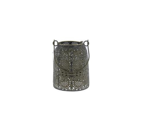 Lantern Mtl Ø11xh14 Ant.gold - Decoratiemateriaal (h%)