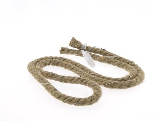 Rope Jute 1,5m/15 Led Lights - Decoratiemateriaal (h%) 1 Rope Jute 1,5m/15 Led Lights - Decoratiemateriaal (h%)