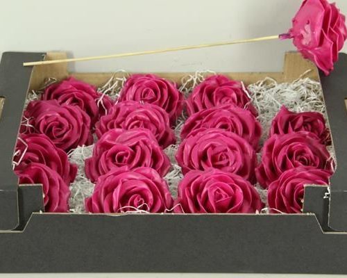 Wax Rose Cerise - Decoratiemateriaal (h%)