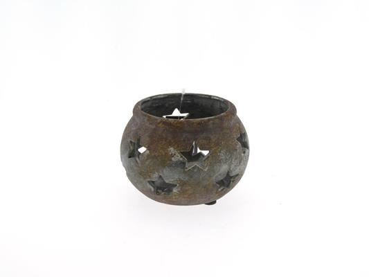Tealight Conc/star Ø14x10 Rust - Decoratiemateriaal (h%) 1 Tealight Conc/star Ø14x10 Rust - Decoratiemateriaal (h%)