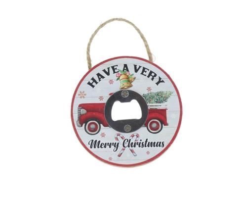 Bottle Opener Xmas 10cm 39700 - Decoratiemateriaal (h%)