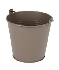 Emmer sevilla zink ø13xh13cm - es12 taupe mat