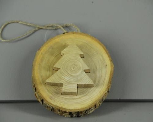 Slice Oakwood Hanger Tree - Decoratiemateriaal (h%)