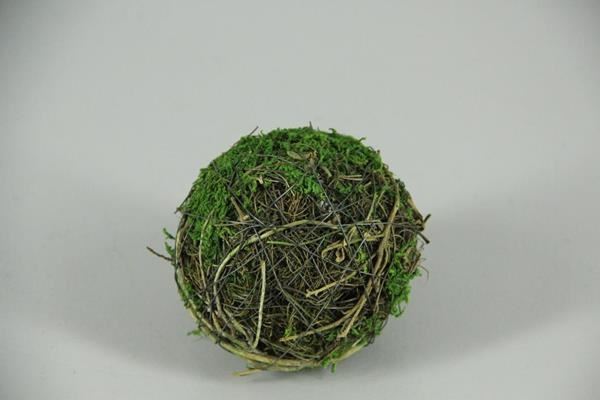 Ball Salim+moss 10cm - Decoratiemateriaal (h%) 1 Ball Salim+moss 10cm - Decoratiemateriaal (h%)