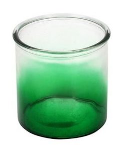 Windlicht alice glas d10xh10cm groen