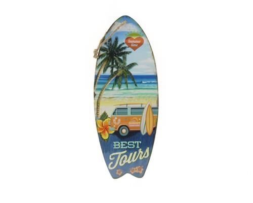 Surfboard Mdf 50cm-tours - Decoratiemateriaal (h%)