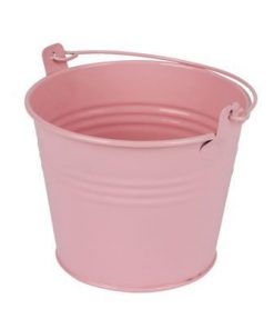 Emmer sevilla zink ø11,7xh9cm - es10,5 roze glans