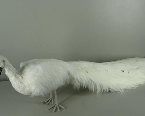 Fig. Feather Peacock White 114 - Decoratiemateriaal (h%)