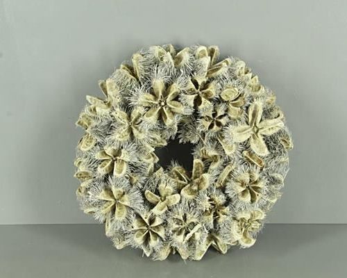 Wreath Kartoos Ø38cm Whitewash - Krans h%
