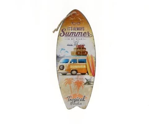 Surfboard Mdf 50cm-summer - Decoratiemateriaal (h%)