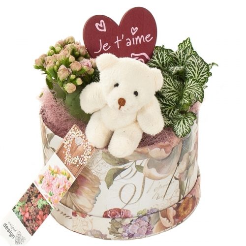 Udv2081 hoedendoos cirkel bloemenpr	-	6	-	Adet