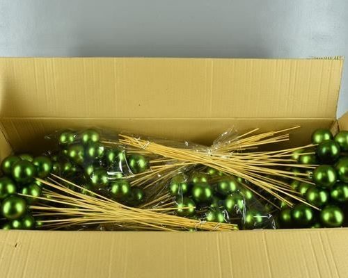 Stick Ball C. Ø6 Green Matt - Decoratiemateriaal (h%)
