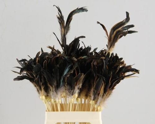 Stick Feather 12-14cm Natural - Decoratiemateriaal (h%)