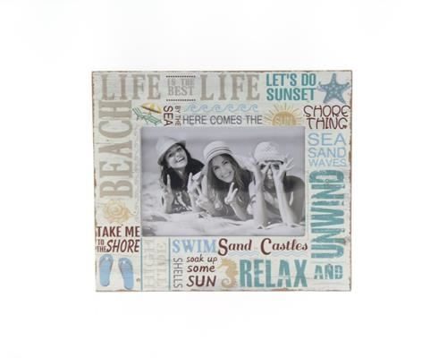 Photo Frame Beach Life 24x20 - Decoratiemateriaal (h%)
