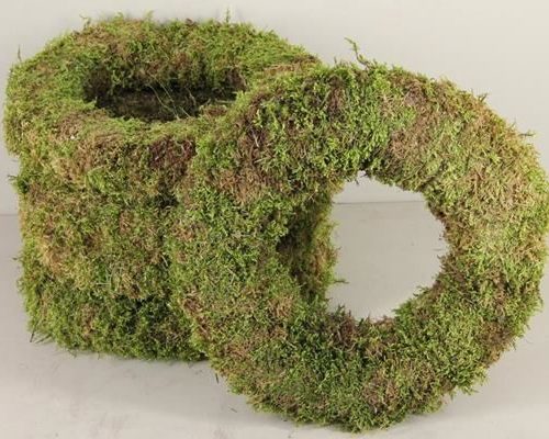 Wreath Moss Green 40cm - Krans mos h%