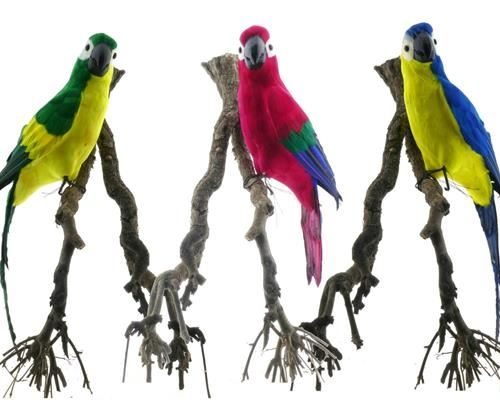 Fig. Feather Parrot 60cm Mix/3 - Decoratiemateriaal (h%)