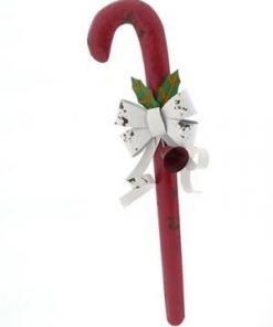 Candy Cane Mtl  61cm Red - Decoratiemateriaal (h%)