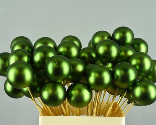 Stick Ball C. Ø6 Green Matt - Decoratiemateriaal (h%)