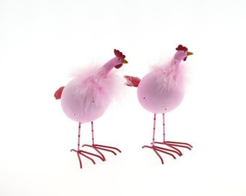 Fig. S. Chicken Pink 21cm Mix - Decoratiemateriaal (h%)