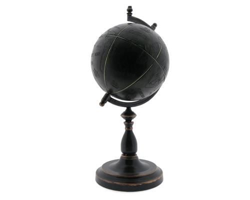 Globe31x29x70cm Black - Decoratiemateriaal (h%)