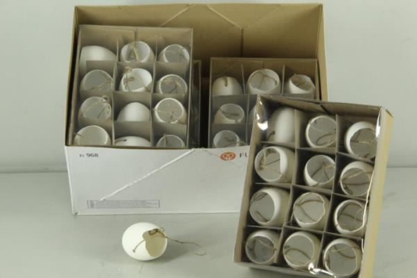 Egg Goose Broken Nat B(12pc) - Decoratiemateriaal (h%)
