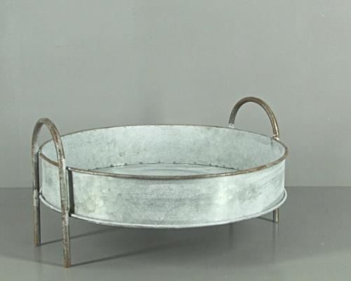 Planter Zinc Tray D32cm - Decoratiemateriaal (h%)