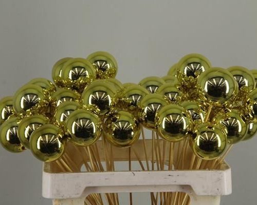 Stick Ball C. Ø6 Gold Shiny - Decoratiemateriaal (h%)