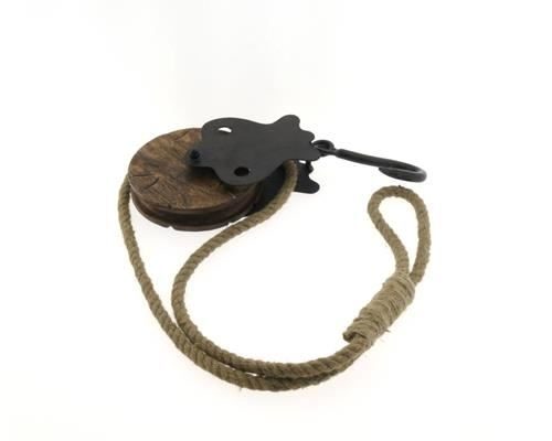 Hook Mtl/wood Brown/nat. 47200 - Decoratiemateriaal (h%)