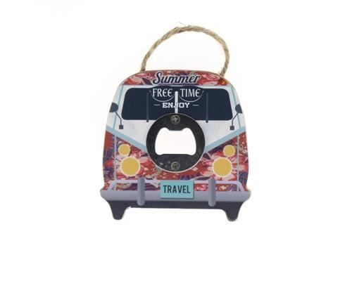 Bottle Opener Van Free 10cm - Decoratiemateriaal (h%)
